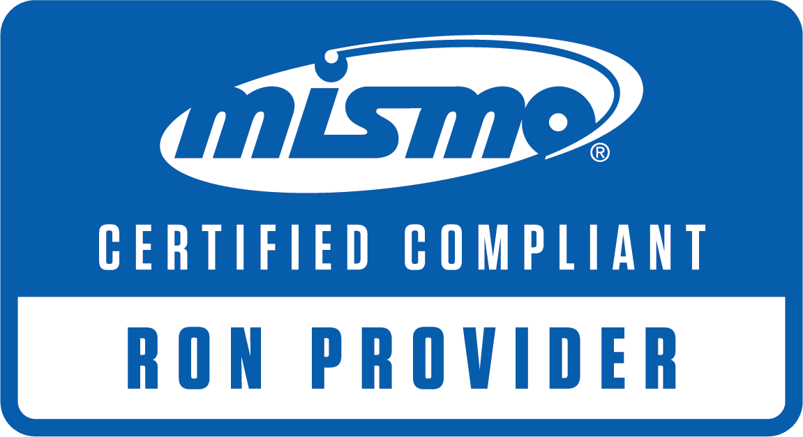 MISMO certified RON provider